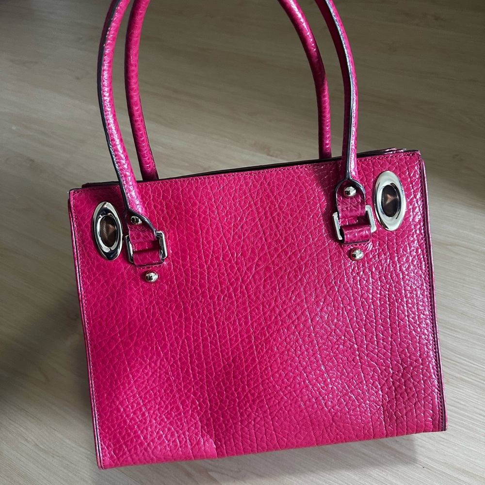 New DKNY bag in bright pink color